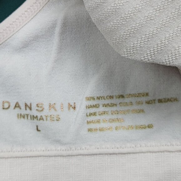 NWOT Set of three Danskin brand bralettes in cream, tan, and stone EUC size L - Picture 5 of 16
